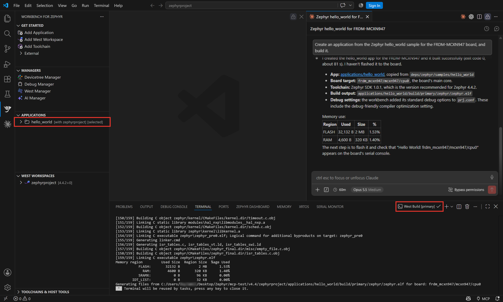 The new application and its build